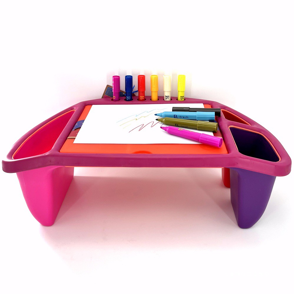 儿童多功能玩具小桌子幼儿绘画桌学生写字学习书桌车内宝宝餐饭桌