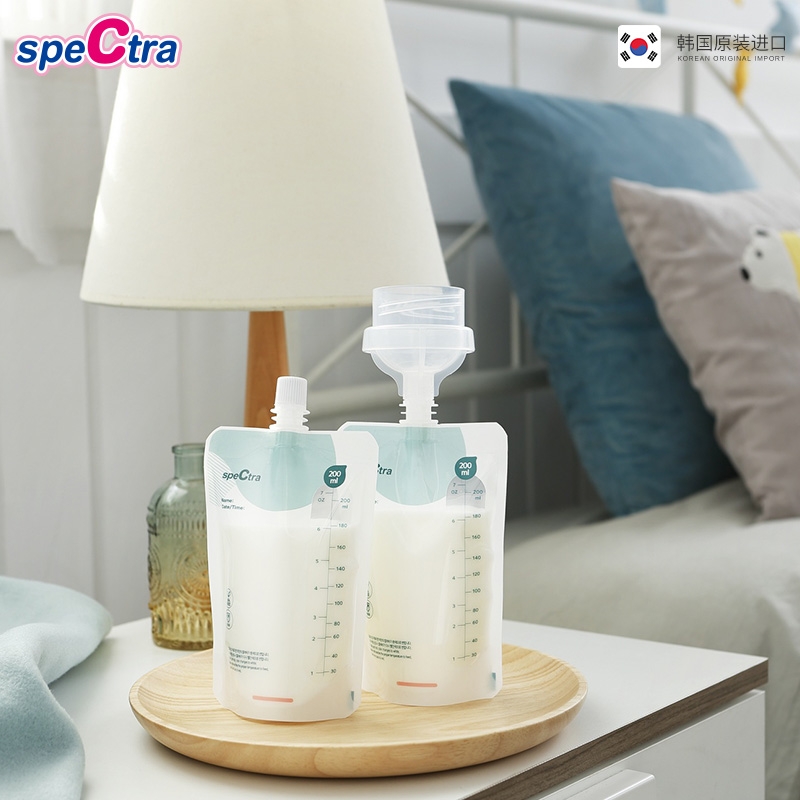spectra贝瑞克母乳保鲜袋韩国进口吸奶器可直连储奶袋 现货特价秒