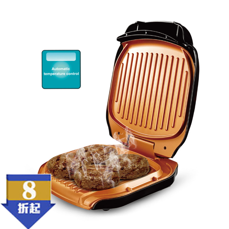 新款家用早餐机电饼铛加热煎烤机欧规便携式烙饼煎E饼锅牛排烤肉