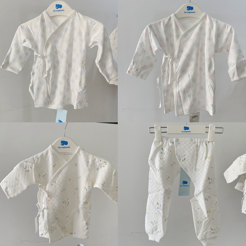 丽婴房专柜正品 新生婴儿系带和尚服开裆裤 纯棉/空气层多款