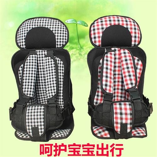电动车三轮车载儿童安全坐椅简易婴儿宝宝座椅车用安全背带0-8岁