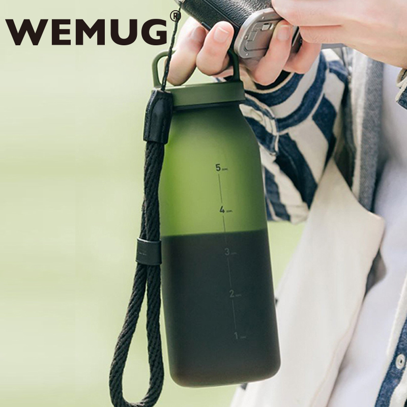 WEMUG随行杯大容量密封运动水壶健身男女耐高温出游户外便携杯子