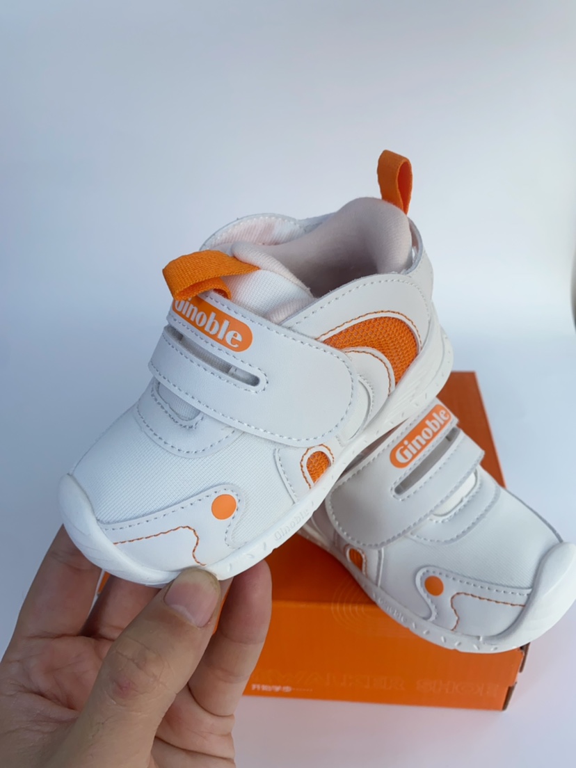 基诺浦24新春款男童女童宝宝学步鞋软底运动透气关键鞋婴童机能鞋