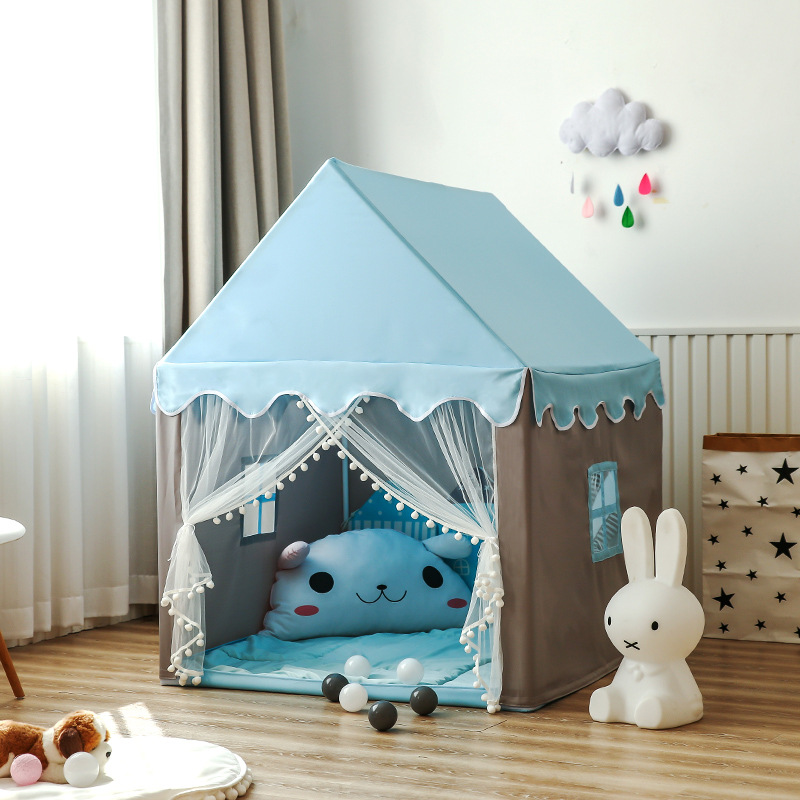 宝堡乐儿童帐篷游戏屋公主男女孩室内小房子城堡玩具床上分床神器