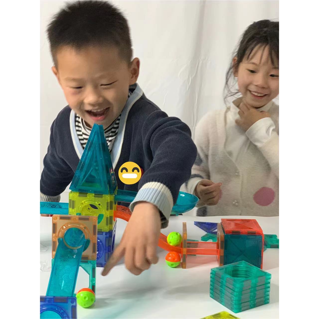 蒂格魔磁乐园宝宝3岁+女孩男孩玩具积木生日礼物磁性益智拼装磁力