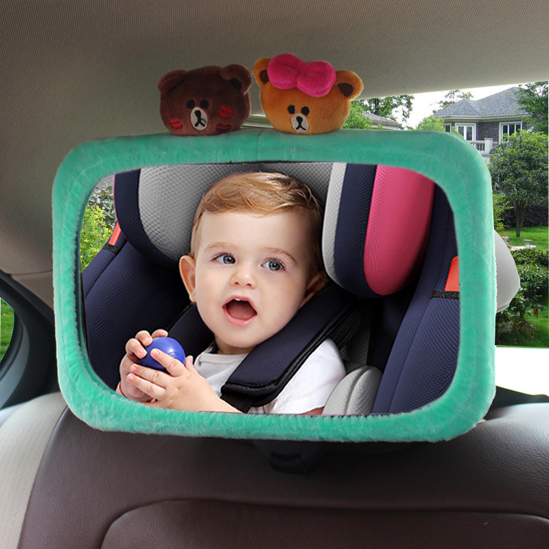 车载儿童安全座椅专用反向婴儿反光镜提篮后视镜车内宝宝观察镜子