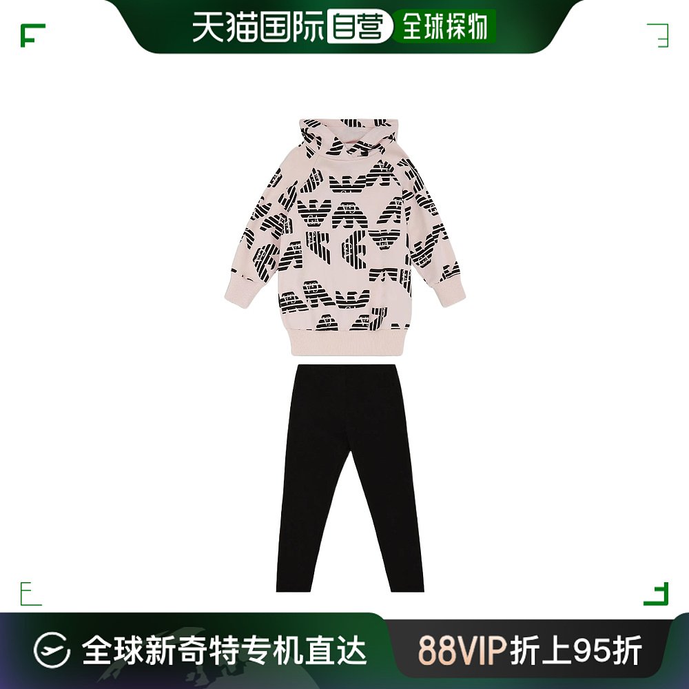 香港直邮Emporio Armani 安普里奥 阿玛尼 女童 印花运动套装童装