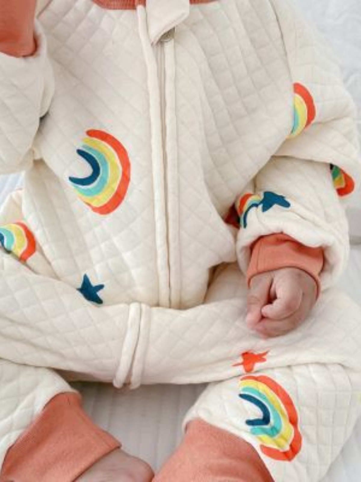 新品新款宝宝春秋睡袋婴儿分腿夹棉防踢被儿童男童女童冬连体睡衣