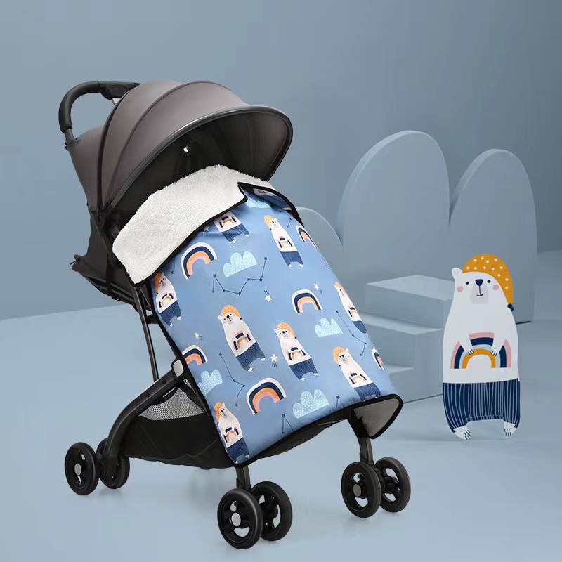 婴儿推车披风宝宝多用毯防水防风盖毯幼童保暖抱被儿童外出便捷毯