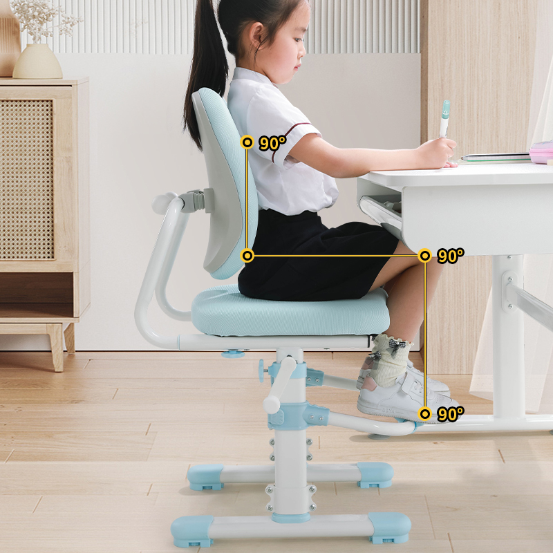 儿童学习椅子中小学生写字椅书桌椅矫正坐姿可升降椅凳子脚踏家用
