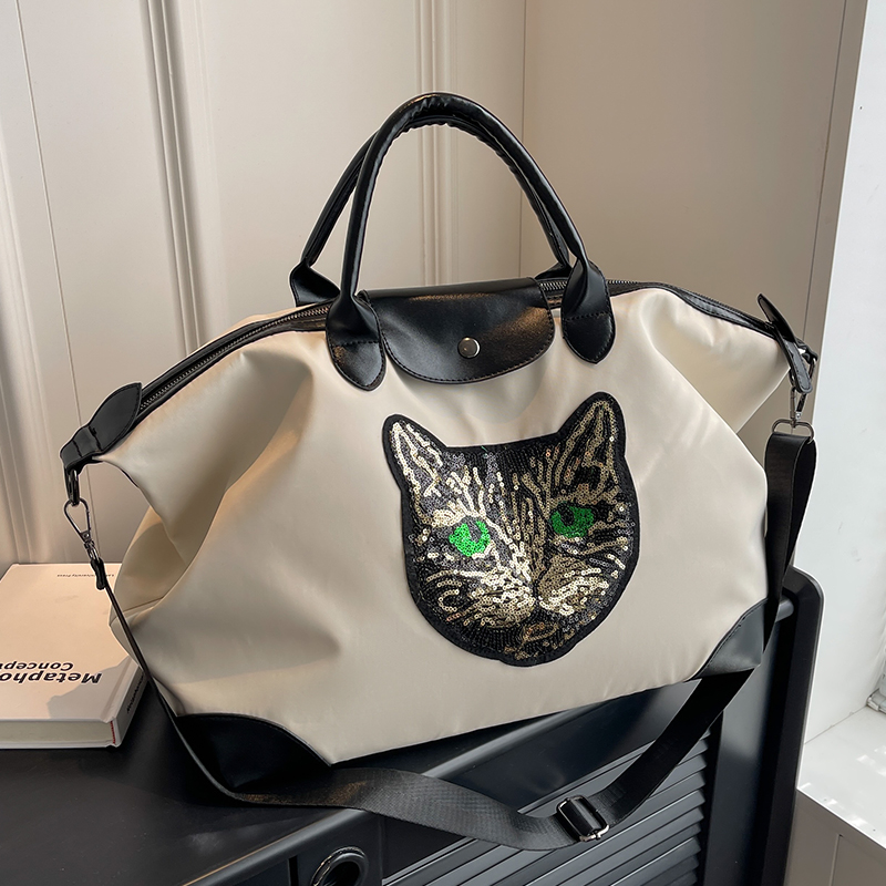 短途出差旅行包女大容量猫咪手提轻便旅游包登机行李包待产收纳包