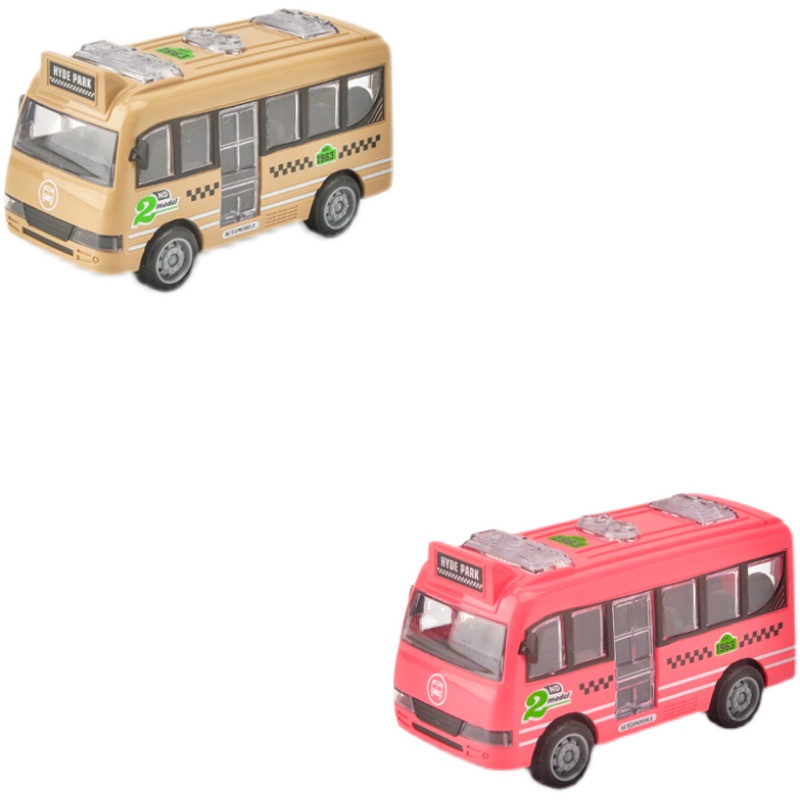宝宝巴士车玩具儿童可开门公交车男孩女孩惯性耐摔小汽车模型2岁
