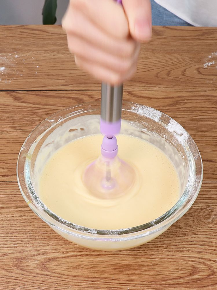 半自动打蛋器按压式可调节家用迷小型蛋糕打蛋机奶油打发器搅拌棒