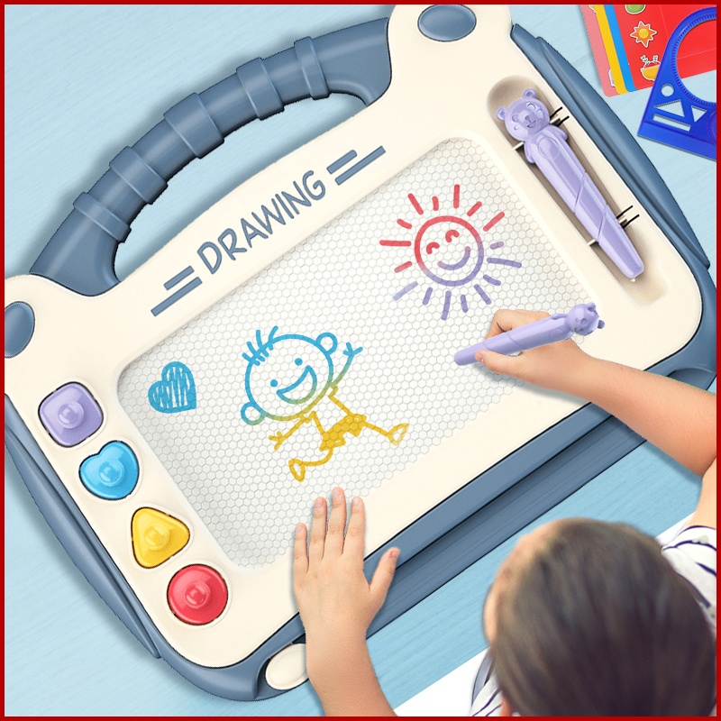 婴儿童画板益智早教3到6岁男孩女宝宝1一2岁磁性涂鸦写字画画玩具