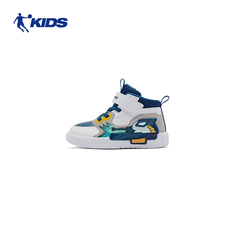 中国乔丹儿童男童2024春秋新款板鞋防滑魔术贴婴童运动鞋T5342601