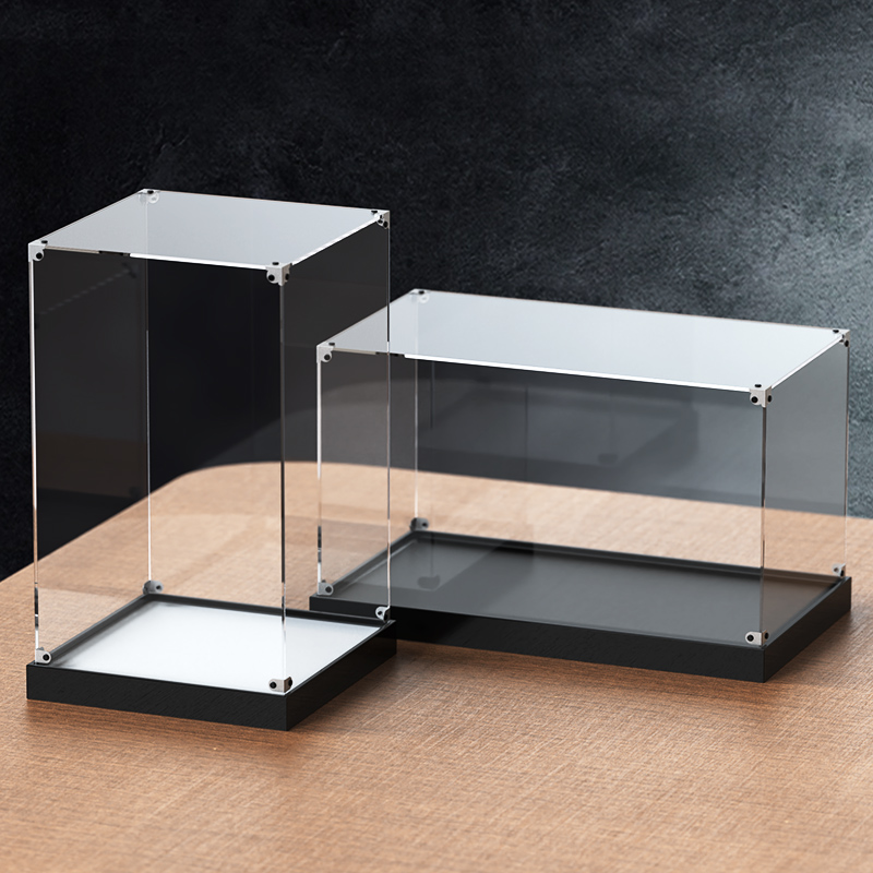 可定制透明亚克力展示盒积木模型玩具乐高藏品防尘罩有机玻璃展柜