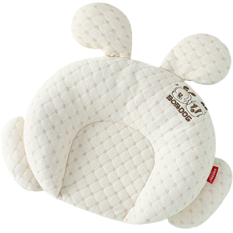 巴布豆新生婴儿枕头0到6个月定型枕矫正头型纠正宝宝防偏头透气13
