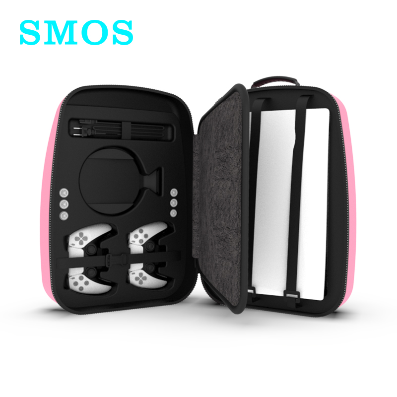 SMOS司摩士PS5主机包手柄收纳包XBOX/PS4/SWITCH-Pro无线手柄保护包通用硬包防震包配件