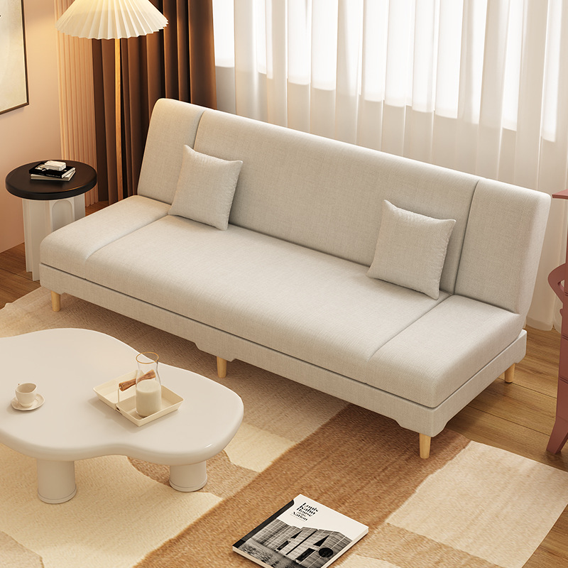 布艺沙发小户型出租屋客厅简约现代公寓卧室多功能两用折叠沙发床