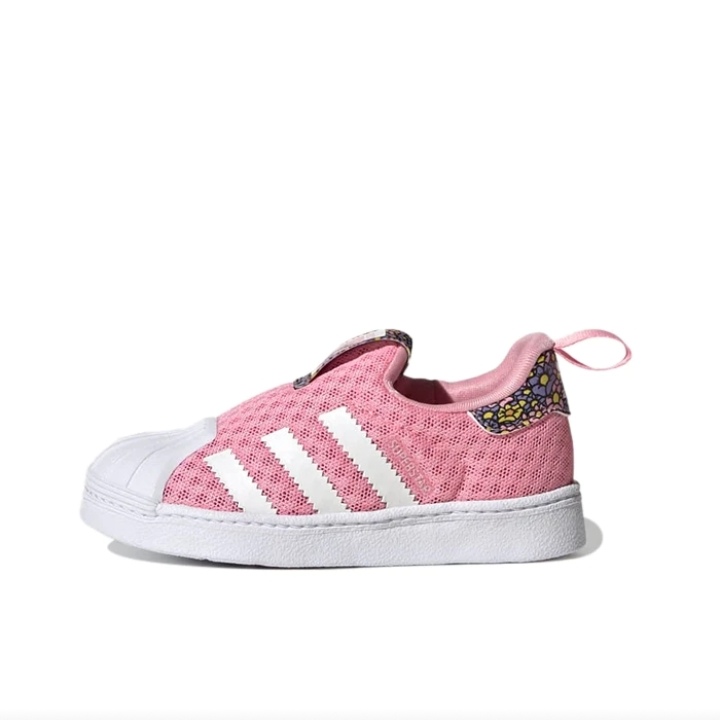 Adidas/阿迪达斯三叶草2022婴童运动网面轻便板鞋GX3298