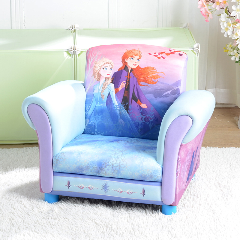 新款冰雪奇缘儿童沙发迪士尼沙发椅 女孩公主小沙发 卡通阅读椅子
