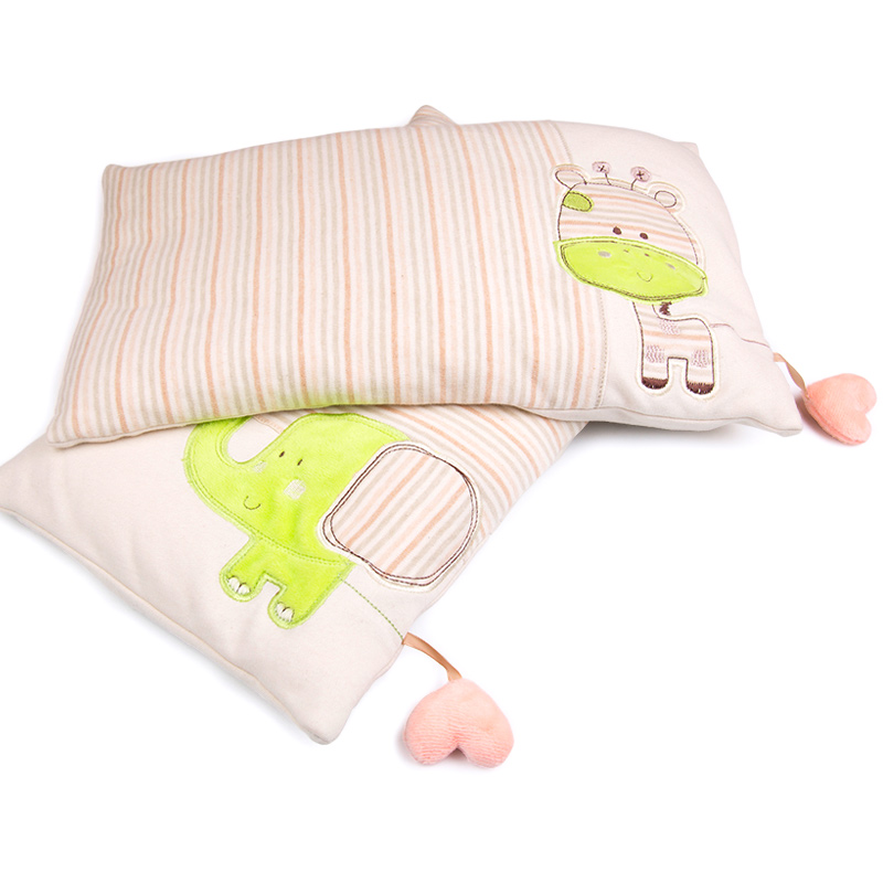 婴儿枕头荞麦新生儿宝宝定型枕头儿童纯棉枕套四季通用0-1-3-6岁