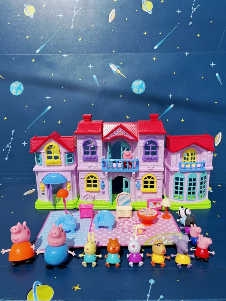 小猪佩琪玩具城堡过家家海草猪小萌猪别墅套装益智儿童男女孩礼物