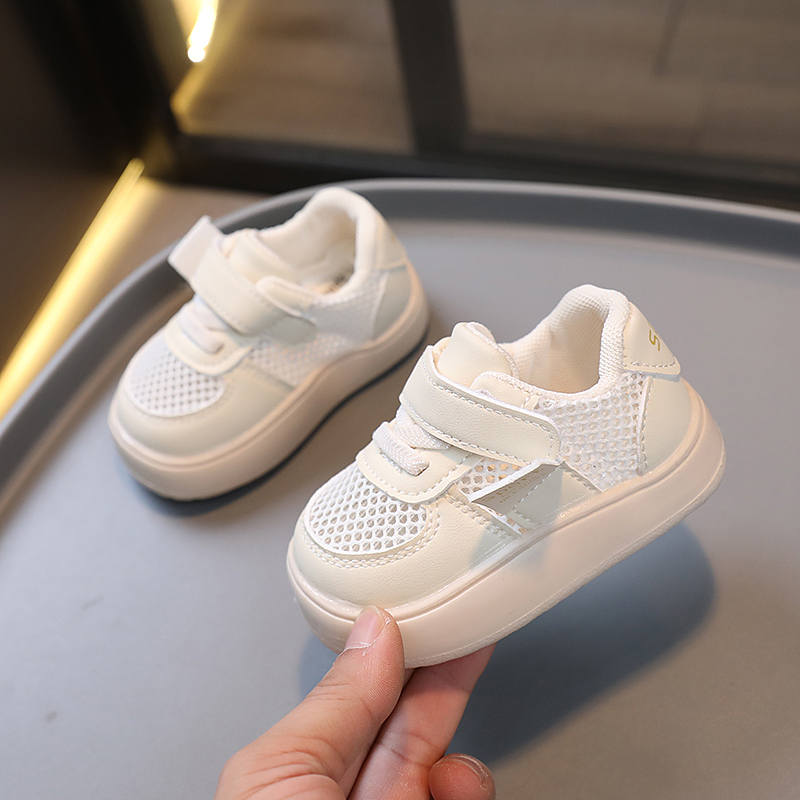 【爆款】学步鞋男宝宝鞋子夏季网鞋0一1-3岁婴儿软底防滑女童透气