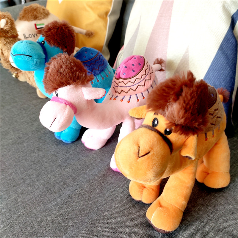 敦煌文创博物馆毛绒工艺骆驼玩具鸣沙山月牙泉旅游纪念品