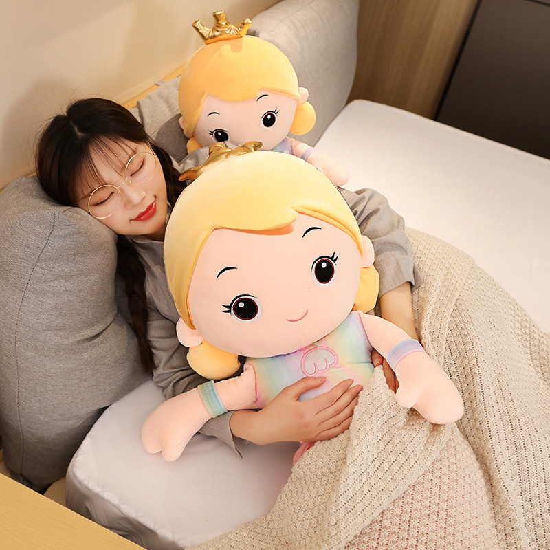 美人鱼抱枕可爱软布娃娃公仔女孩毛绒玩具床上睡觉大玩偶定制姓名