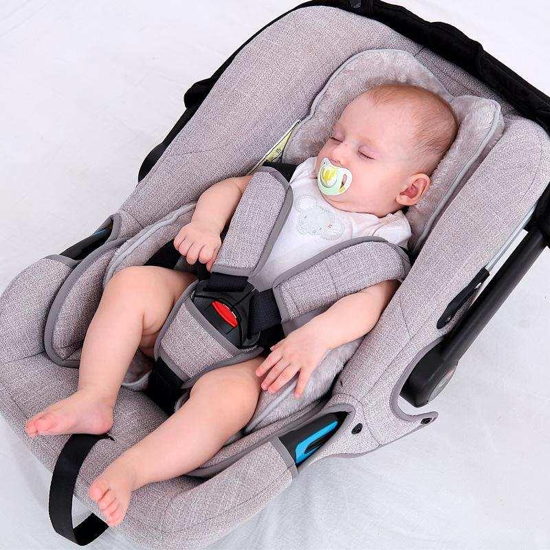 宝宝睡婴儿0/3岁手推车毛绒垫座椅定型枕保暖现货