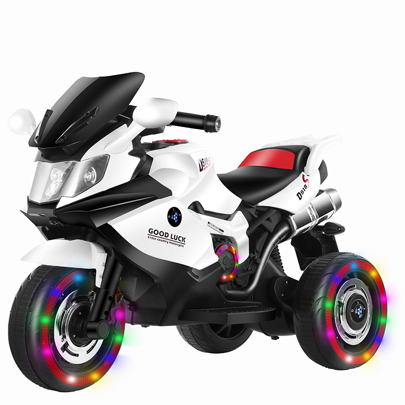 儿童电动摩托车男孩充电三轮车小孩超大遥控玩具车可坐人电瓶童车