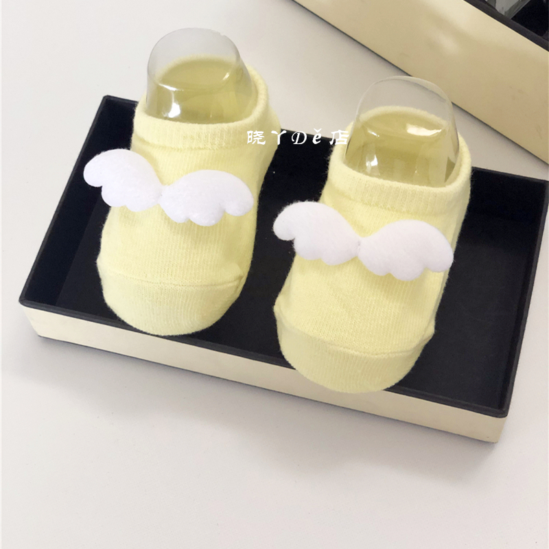 新生儿纯棉船袜宝宝满月百日造型袜防滑地板袜婴儿袜子0-1岁夏春