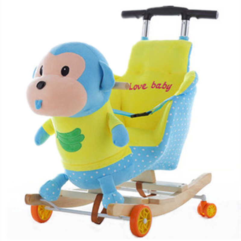 贝雷特儿童木马摇摇马婴儿玩具宝宝摇椅开心椅开心椅饰品椅幼儿园