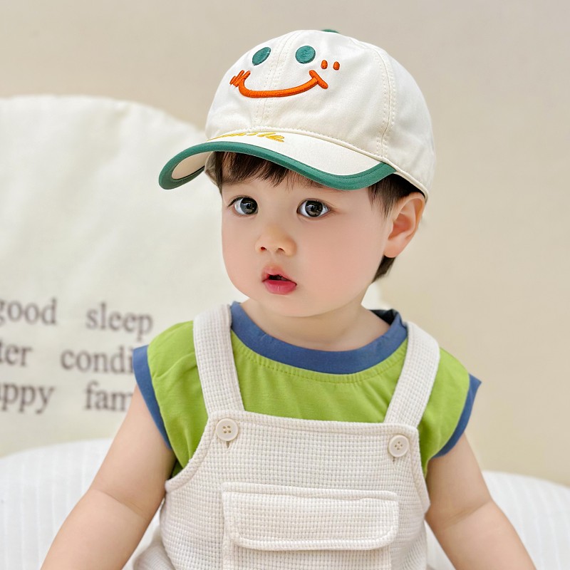 宝宝帽子春秋款韩版可爱婴儿棒球帽春天薄款小男孩女童遮阳鸭舌帽