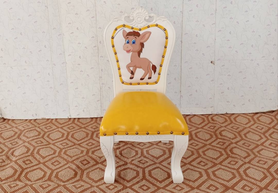 欧式实木儿童餐椅儿童凳子换鞋凳靠背椅子宝宝实木真皮皮革沙发布