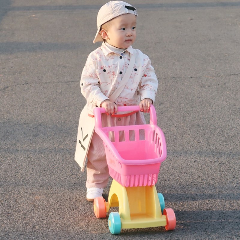 皇室玩具儿童购物车玩具女孩仿真超市小手推车大号过家家厨房套装