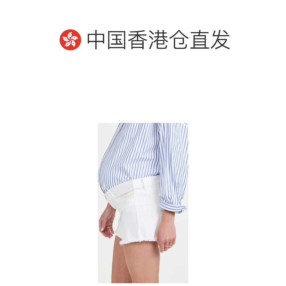 香港直邮潮奢 joe's jeans 女士Ozzie 磨边短裤脚孕妇装短裤