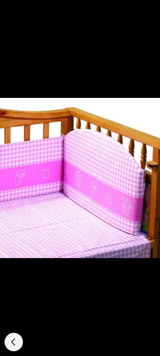 小龙哈彼婴儿床半床围LFW101粉色无毒无味正品