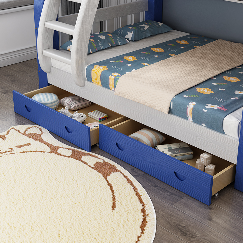 速发上下铺双层床全实木高低床子母床儿童床多功能成人上下床两层