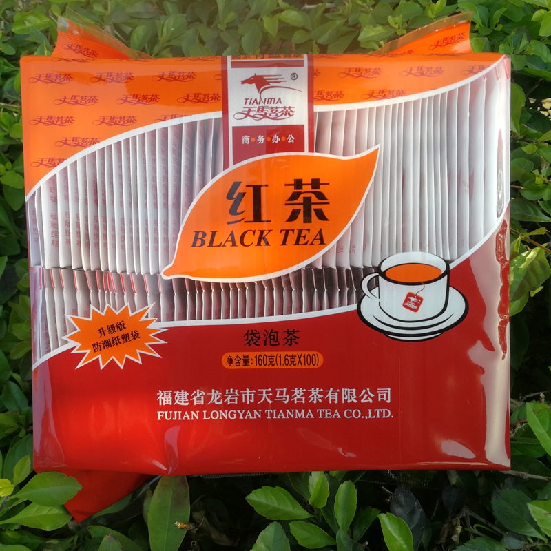 金龙壶 红茶袋泡茶一次性茶包 每袋/100小包 酒店 饭店带线带标