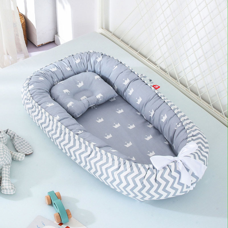 新款便携式床中床婴儿床宝宝防惊跳可移动折叠新生儿仿生睡床bb防