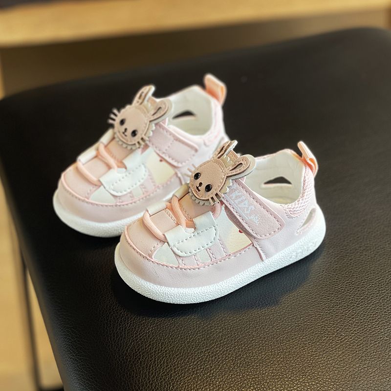 巴拉巴柆夏季新款婴儿鞋超软潮款包头凉鞋宝宝鞋女童公主超轻卡通