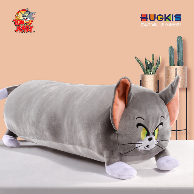 正版猫和老鼠变形毛绒玩具动画片原型可爱搞怪汤姆猫公仔抱枕靠垫