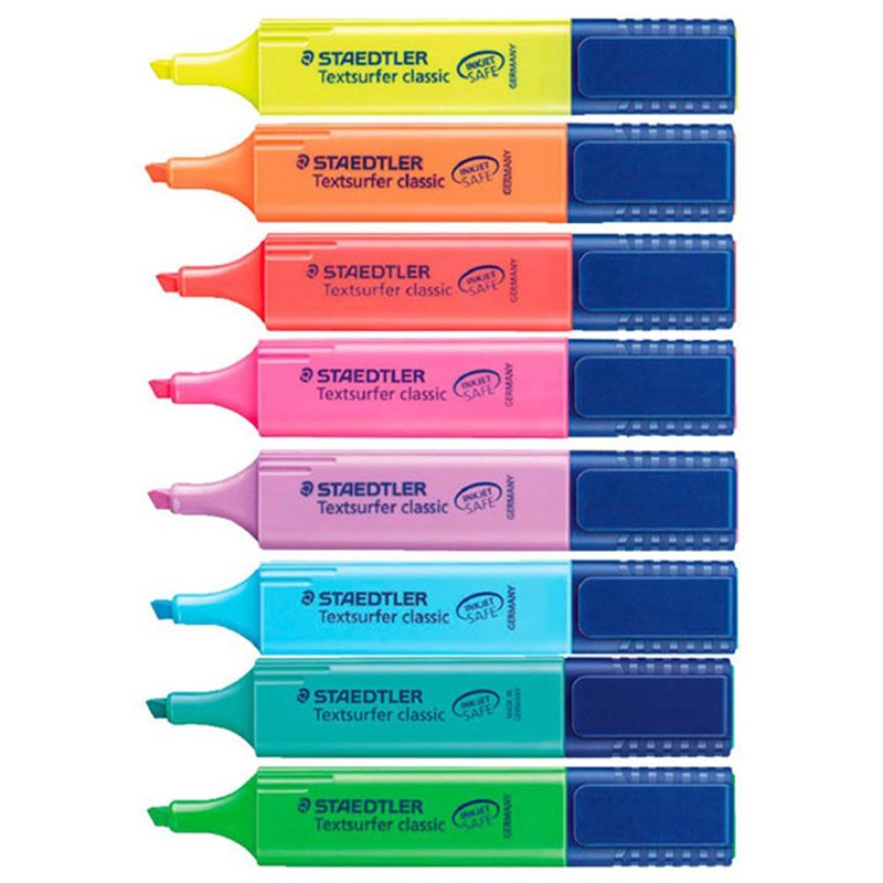 STAEDTLER 364 Color Highlighter Pen 1-5mm Large Ink Reservoi
