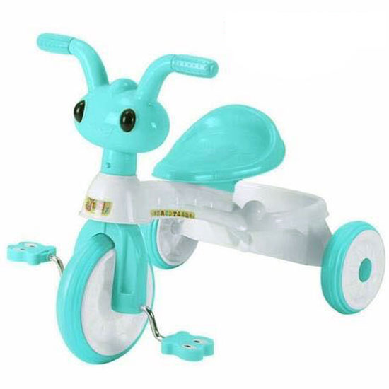 儿童三轮车脚踏车小蚂蚁头1-3岁宝宝玩具车室内塑料车篮车筐轻便