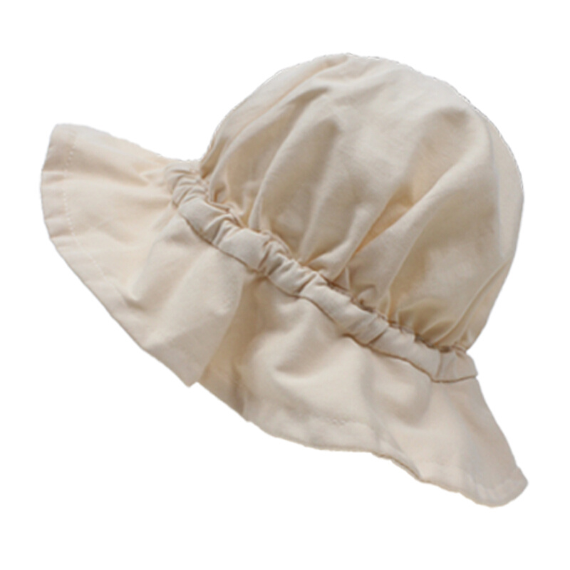 促销韩国进口婴儿帽子纯r棉遮阳帽可调帽围薄款渔夫帽男女宝宝防