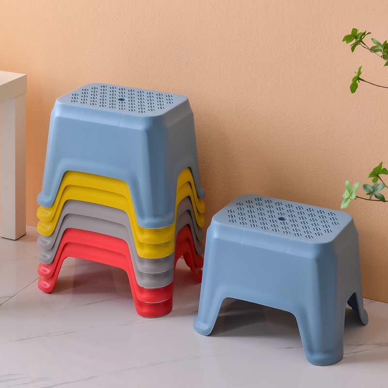 小凳子家用加厚塑料可叠放加厚茶几板凳椅子儿童洗澡浴室换鞋矮凳