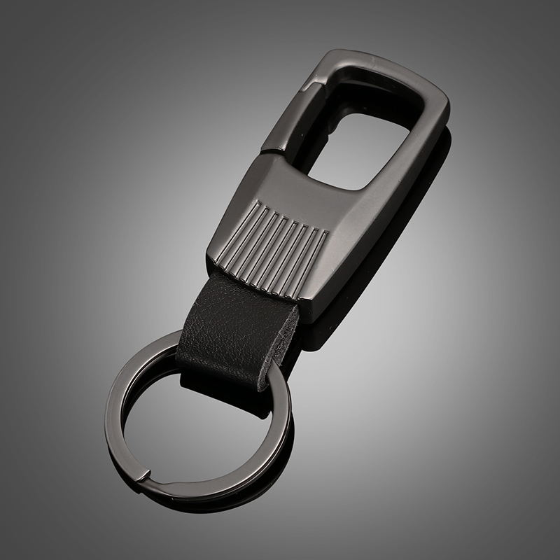 锌合金汽车钥匙扣男士腰挂钥匙挂件简约钥匙圈创意车匙扣匙链礼品