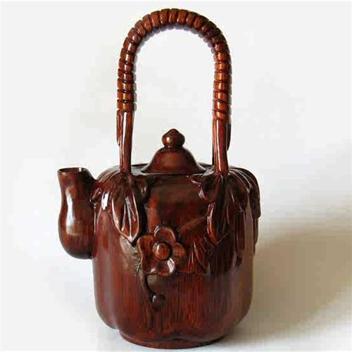 『紫馨阁』红木小件 木雕 茶壶摆件 工艺精品 家居摆设
